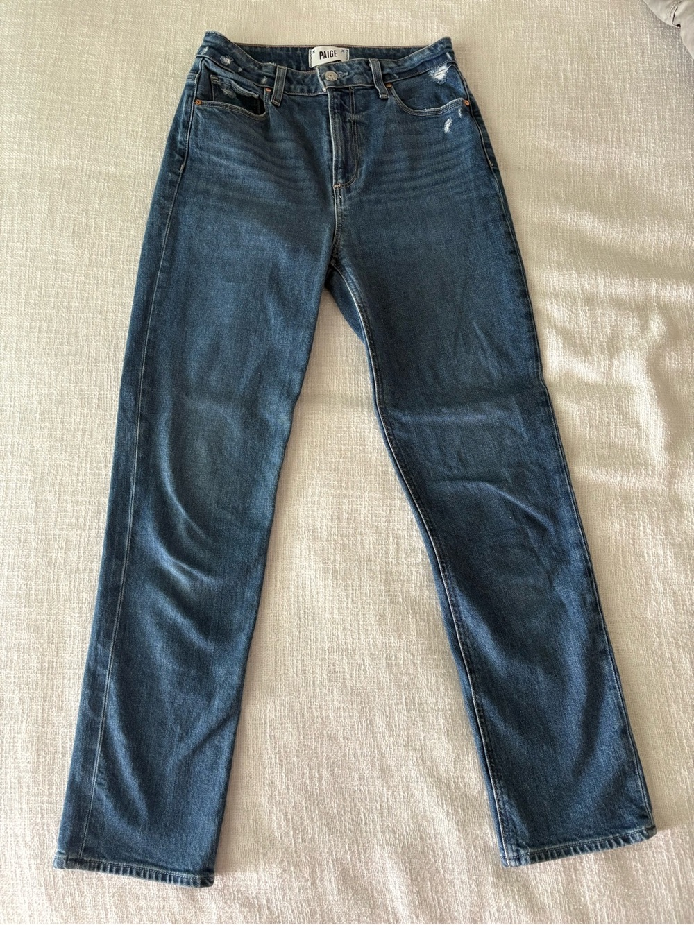 PAIGE “Stella” Women's High-Rise Straight Jeans